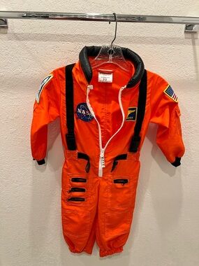 NASA Orange Kids Astronaut Flight Suit Costume